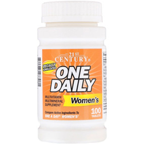Buy One Daily Women's 100 Tabs 21st Century Health Online, UK Delivery, Multivitamins For Women