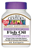 Buy Fish Oil 1000 mg 60 sGels 21st Century Health Online, UK Delivery, EFA Omega EPA DHA