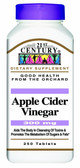 Buy Apple Cider Vinegar 300 mg 250 Tabs 21st Century Health Online, UK Delivery, Apple Cider Vinegar