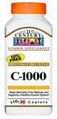 Buy C-1000 Prolonged Release 110 Caplets 21st Century Health Online, UK Delivery, Vitamin C Ascorbic Acid