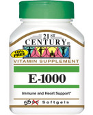 Buy E-1000 55 sGels 21st Century Health Online, UK Delivery, Vitamin E