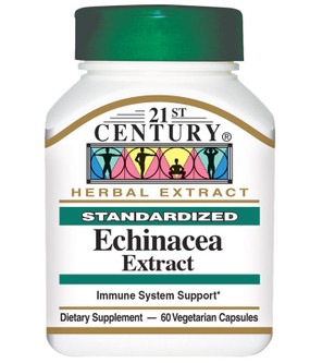 Buy Echinacea Extract 60 Veggie Caps 21st Century Health Online, UK Delivery