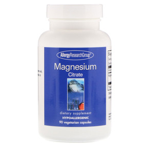 Buy Magnesium Citrate 90 Veggie Caps Allergy Research Group Online, UK Delivery, Mineral Supplements