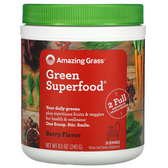 Buy Green SuperFood Berry Drink Powder 8.5 oz (240 g) Amazing Grass Online, UK Delivery, Superfoods Green Food