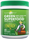 Buy GreenSuperFood Energy Lemon Lime Drink Powder 7.4 oz (210 g) Amazing Grass Online, UK Delivery, Energy Boosters Energy Drinks Mix Fatigue Treatment