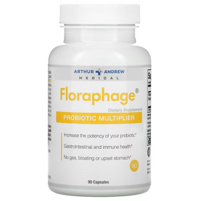 Buy UK  Floraphage 90 Caps Arthur Andrew Medical Online, UK Delivery, Stabilized Probiotics