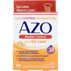 Buy Bladder Control with Go-Less 54 Caps Azo Online, UK Delivery