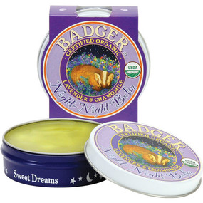 Buy Night-Night Balm Lavender & Chamomile .75 oz (21 g) Badger Company Online, UK Delivery, Sleep Support Aid Disorders Treatment