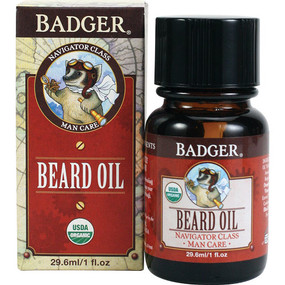 Buy Beard Oil Navigator Class Man Care 1 oz (29.6 ml) Badger Company Online, UK Delivery, Men's Personal Care For Man