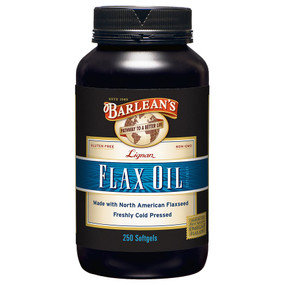 Buy Highest Lignan Flax Oil 1000 mg 250 sGels Barlean's Online, UK Delivery, EFA Omega EPA DHA