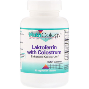 UK Buy Laktoferrin with Colostrum, 90 Caps, Nutricology, Immune