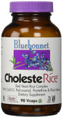 Buy CholesteRice Red Yeast Rice Complex 90 Vcaps Bluebonnet Nutrition Online, UK Delivery, Cardiovascular Cholesterol Balance Support Red Yeast Rice Coenzyme Q10