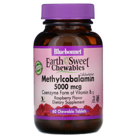 Buy Methylcobalamin Vitamin B-12 Raspberry Flavor 5000 mcg 60 Tabs Bluebonnet Online, UK Delivery, Vitamin B12 Methylcobalamin