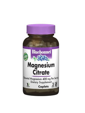 Buy Magnesium Citrate 120 Caplets Bluebonnet Nutrition Online, UK Delivery, Mineral Supplements