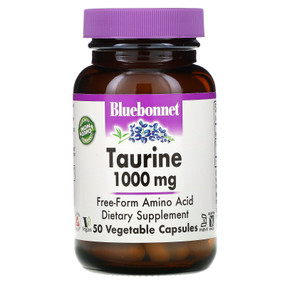 Buy Taurine 1000 mg 50 Vcaps Bluebonnet Nutrition Online, UK Delivery, Amino Acid