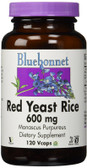 Buy Red Yeast Rice 600 mg 120 Vcaps Bluebonnet Nutrition Online, UK Delivery,