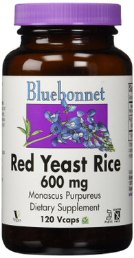 Buy Red Yeast Rice 600 mg 120 Vcaps Bluebonnet Nutrition Online, UK Delivery,