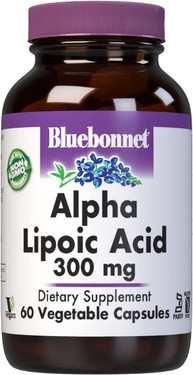Buy Alpha Lipoic Acid 300 mg 60 Vcaps Bluebonnet Nutrition Online, UK Delivery, Antioxidant ALA