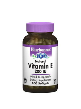 Buy Vitamin E 200 IU 100 sGels Bluebonnet Nutrition Online, UK Delivery, Vitamin E