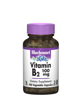 Buy Vitamin B-2 100 mg 100 Vcaps Bluebonnet Nutrition Online, UK Delivery, Vitamin B2 Riboflavin