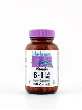 Buy Vitamin B-1 100 mg 100 Vcaps Bluebonnet Nutrition Online, UK Delivery, Vitamin B1 Thiamin