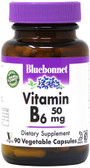 Buy Vitamin B-6 50 mg 90 Vcaps Bluebonnet Nutrition Online, UK Delivery, Vitamin B6 Pyridoxine