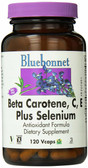 Buy Beta Carotene C E Plus Selenium 120 VCaps Bluebonnet Nutrition Online, UK Delivery, Vitamin A Beta Carotene