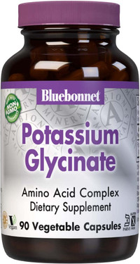 Buy Potassium Glycinate 90 Vcaps Bluebonnet Nutrition Online, UK Delivery, Mineral Supplements