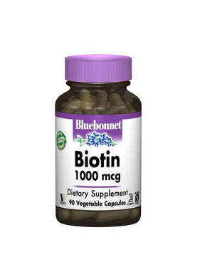 Buy Biotin 1000 mcg 90 Vcaps Bluebonnet Nutrition Online, UK Delivery, Vitamin B Biotin