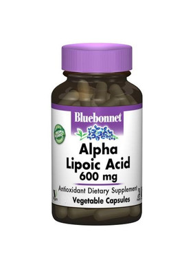 Buy Alpha Lipoic Acid 600 mg 60 Vcaps Bluebonnet Nutrition Online, UK Delivery, Antioxidant ALA