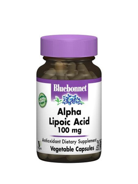 Buy Alpha Lipoic Acid 100 mg 60 Vcaps Bluebonnet Nutrition Online, UK Delivery, Antioxidant ALA