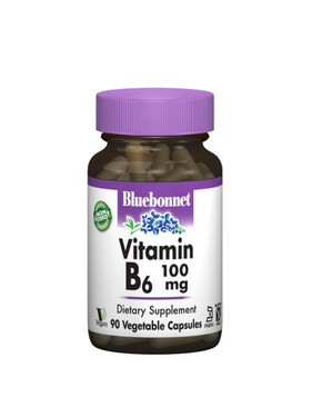 Buy Vitamin B-6 100 mg 90 Vcaps Bluebonnet Nutrition Online, UK Delivery, Vitamins