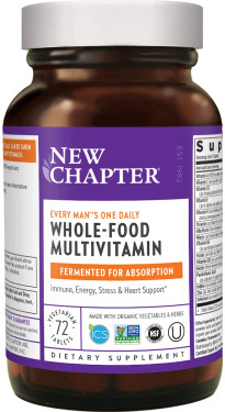 UK Every Man's One Daily Multi-Vitamin, 72 Tabs, New Chapter