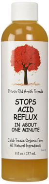 Buy Stops Acid Reflux 8 oz (237 ml) Caleb Treeze Organic Farm Online, UK Delivery, Heartburn Relief 