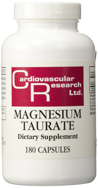 Buy Magnesium Taurate 180 Caps Cardiovascular Research Online, UK Delivery, Mineral Supplements