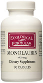 Buy Ecological Formulas Monolaurin 600 mg 90 Caps Cardiovascular Research Online, UK Delivery, EFA Omega EPA DHA