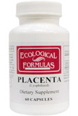 Buy Ecological Formulas Placenta (Lyophilized) 60 Caps Cardiovascular Research Online, UK Delivery, Cold Flu Remedy Relief Immune Support Formulas