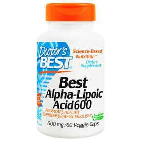 Buy Alpha Lipoic Acid 600 mg 60 vCaps, Doctor's Best, Heart Health ,Natural Remedy, UK