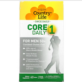 Buy Core Daily-1 Multivitamins Men 50+ 60 Tabs Country Life Online, UK Delivery, Multivitamins