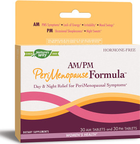 UK Buy AM/PM PeriMenopause Formula, 60 Tabs, Nature's Way