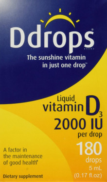 Buy Liquid Vitamin D3 2000 IU 0.17 oz (5 ml) D Drops