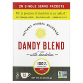 Buy Instant Herbal Beverage With Dandelion 25 Single Serving Pouches Dandy Blend Online, UK Delivery, Herbal Tea