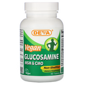 Buy Glucosamine MSM & CMO Vegan 90 Tabs Deva Online, UK Delivery, Joints Bones Osteo Support Formulas Pain Relief Remedy