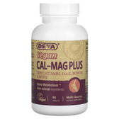 Buy Cal-Mag Plus Vegan 90 Tabs Deva Online, UK Delivery, Mineral Supplements