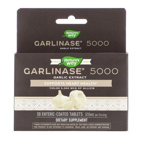 Garlinase Fresh 30 Tabs Enzymatic , Garlic with Allicin