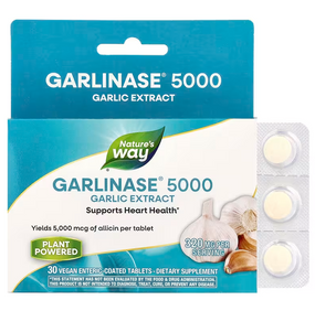 Garlinase Fresh 30 Tabs Enzymatic , Garlic with Allicin