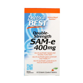 Buy SAMe 400 Double-Strength 60 Enteric Coated Tabs Doctor's Best Online, UK Delivery