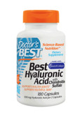 Buy Best Hyaluronic Acid With Chondroitin Sulfate 180 Caps Doctor's Best Online, UK Delivery, Bones Osteo Support Formulas
