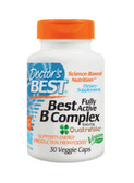 Buy Best Fully Active B Complex 30 Veggie Caps Doctor's Best Online, UK Delivery, Vitamin B Complex