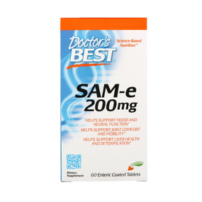 Buy Best, SAM-e, 200 mg, 60 Enteric Coated Tabs, UK Shop